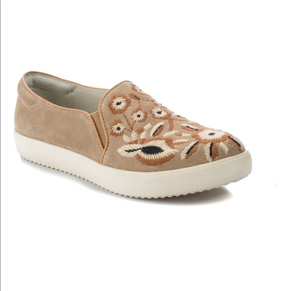 Embroidered Anthropologie Latigo Slip On Sneakers